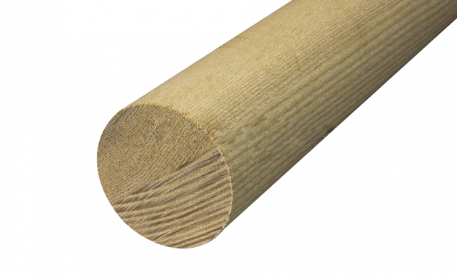 Поручень деревянный из Ясеня Ø50мм - 3,0 м Премиум Ф-1633