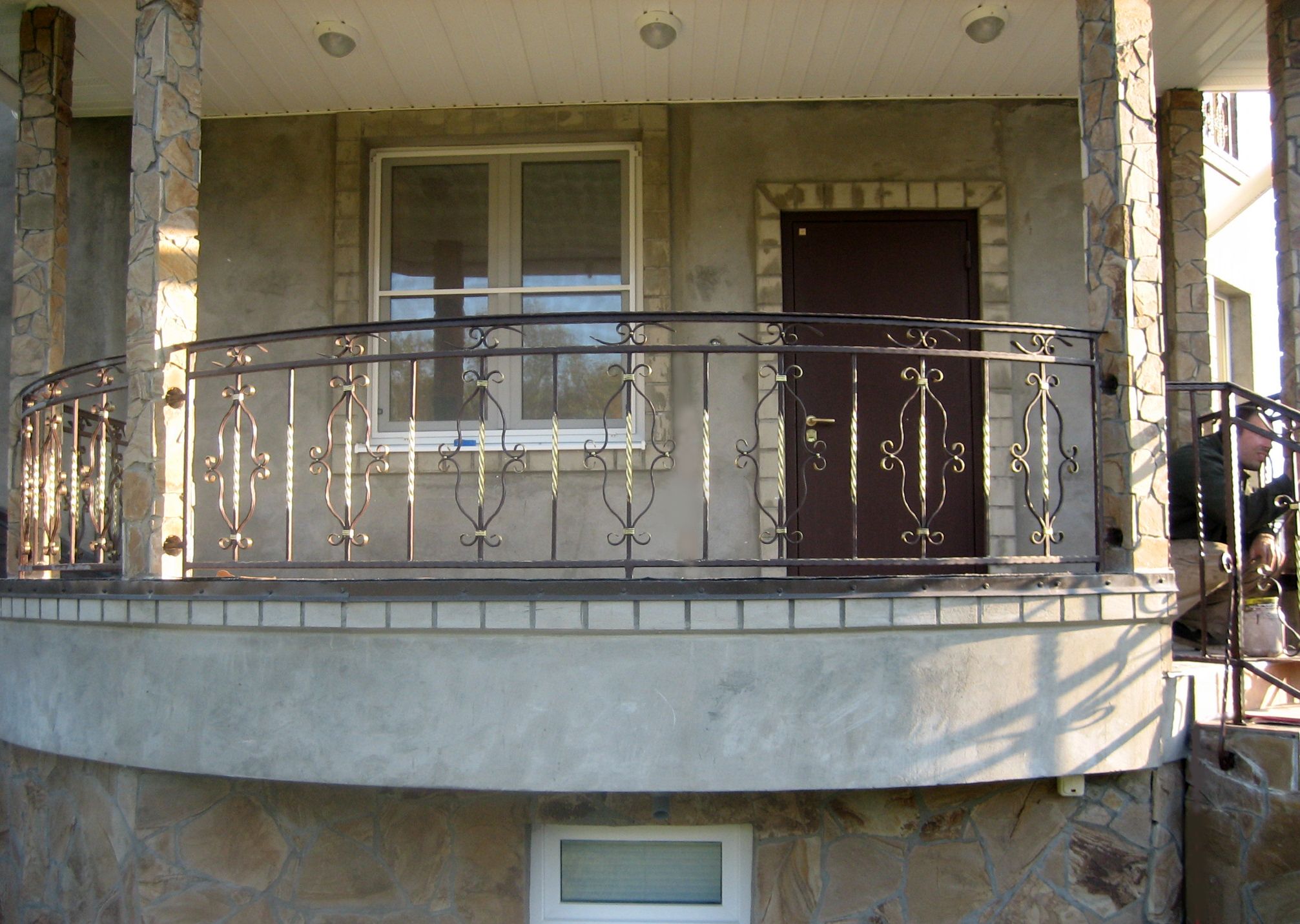 Кованые ограждения балконов - №22
