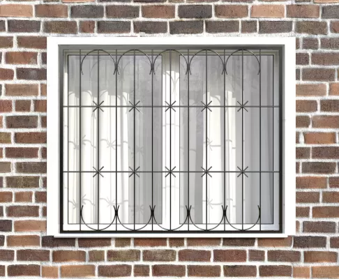 Сварная решетка на окно СР №6