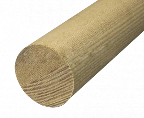 Поручень деревянный из Ясеня Ø50мм - 2,0 м Премиум Ф-1632