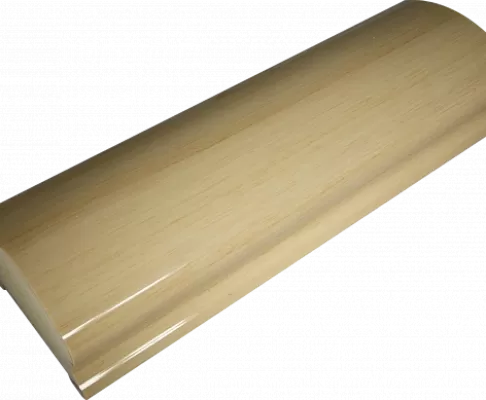 Пластиковый поручень фигурный текстурный (цвет беленый дуб, длина 4м) k899-3