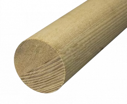 Поручень деревянный из Ясеня Ø50мм - 3,0 м Премиум Ф-1633