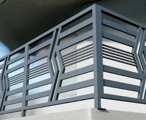 Кованые ограждения балконов - №4