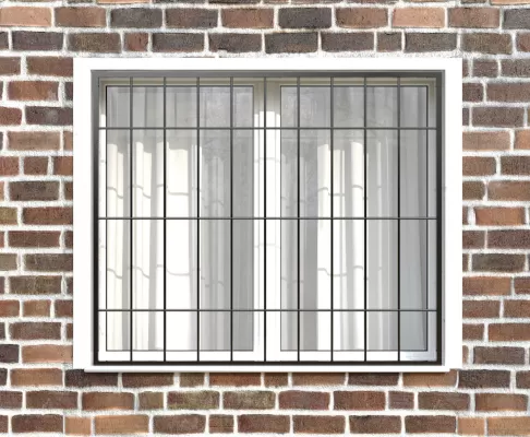 Сварная решетка на окно СР №2