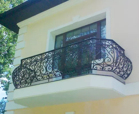 Кованые ограждения балконов - №2