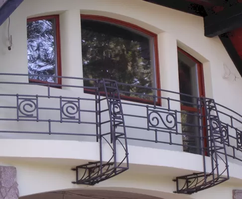 Кованые ограждения балконов - №18
