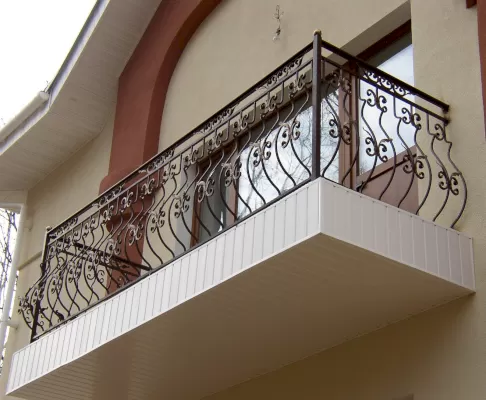 Кованые ограждения балконов - №21