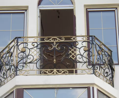 Кованые ограждения балконов - №1